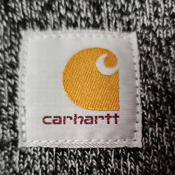 Carhartt Gray and White Knit Beanie - Picture 2 of 4
